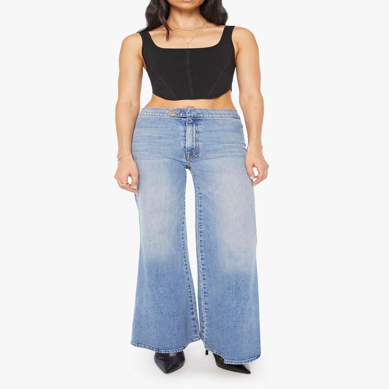 Mother Tab Roller Skimp Jeans - Fight For Your Right