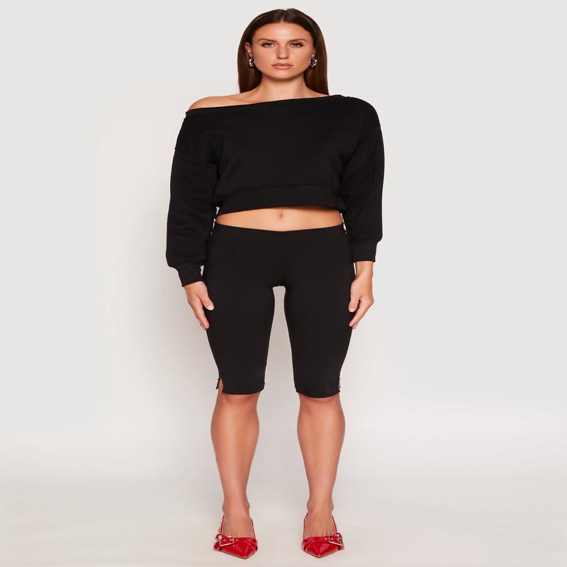 Off The Shoulder Sweatshirt