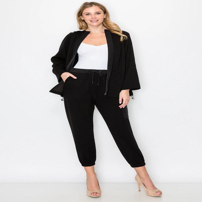 Joh Kari Pointe Knit Hoodie Jacket