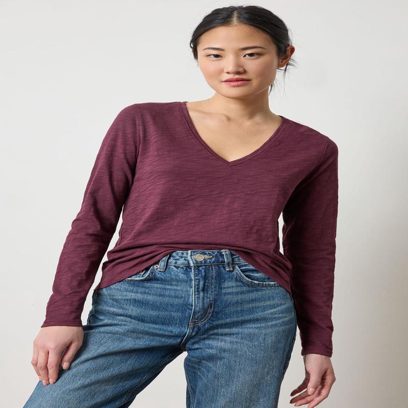 Lilla P Long Sleeve V-Neck