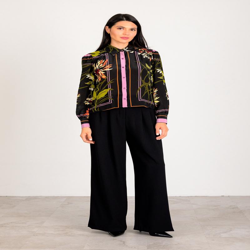 Lavender Brown Paola Top