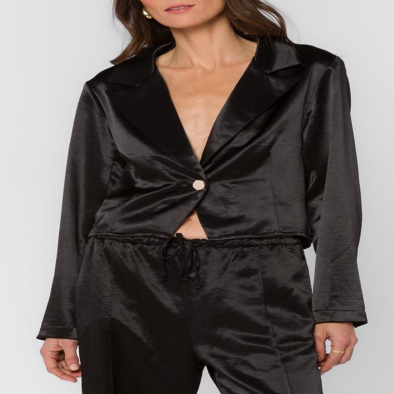Velvet Heart Lito Crop Blazer