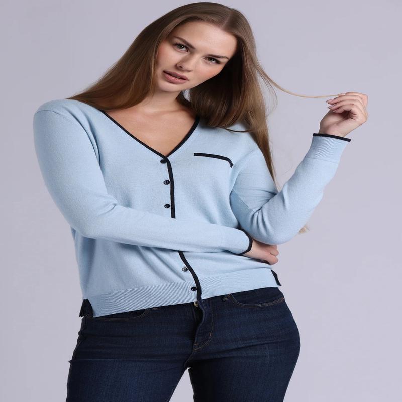 Minnie Rose Cardigan with Tipping