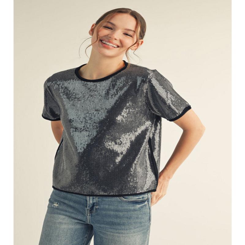 Born in March Sequin Sweater