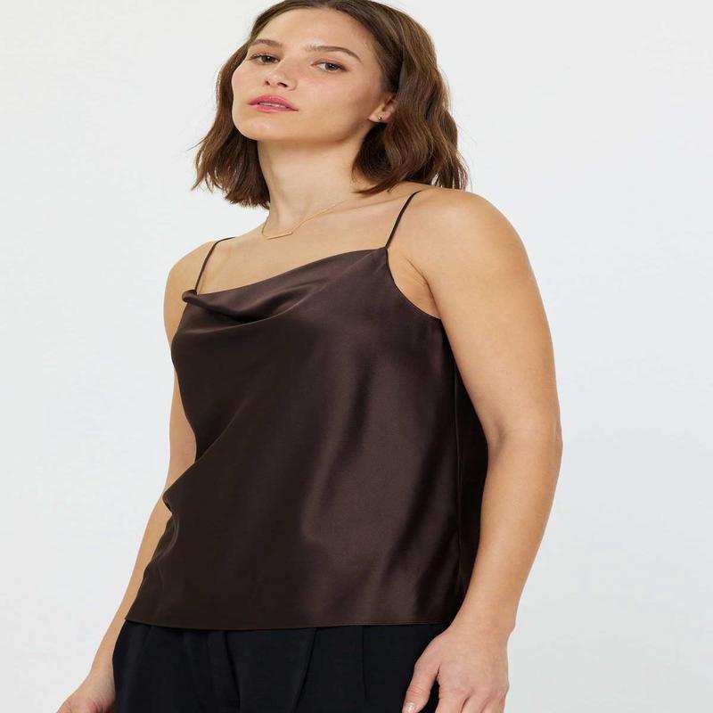 Madison Cowl Neck Cami Top