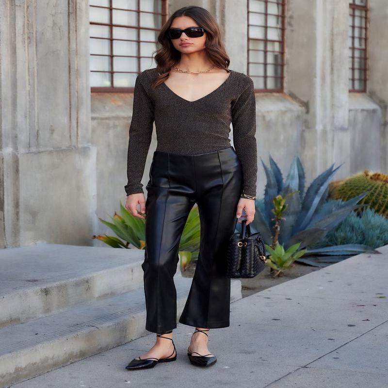 Fifteen Twnty Sigourney Faux Leather Pants