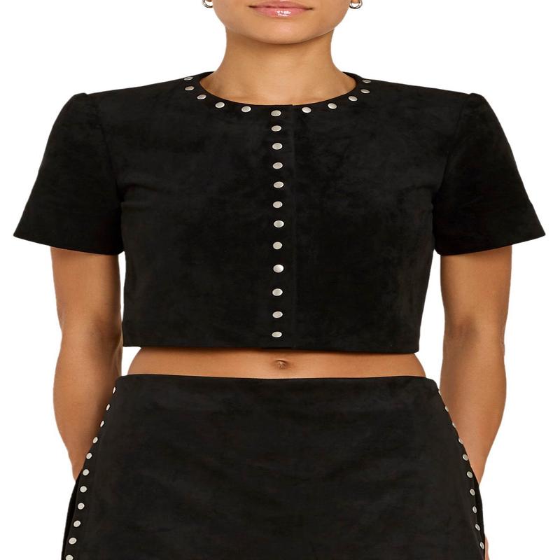 Amanda Uprichard Braswell Suede Top