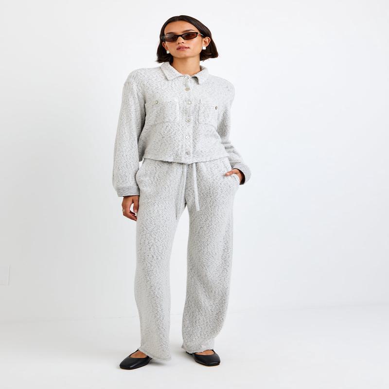 Bella Dahl Fuzzy Wide Leg Pants