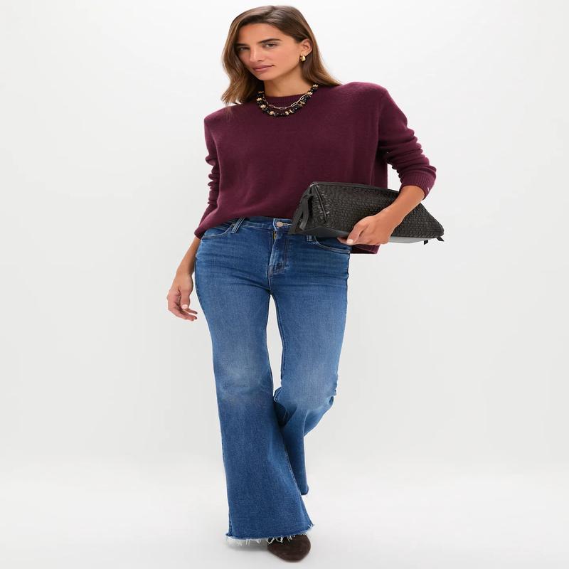 Mother Doozy Sneak Fray Jeans - Lets Split