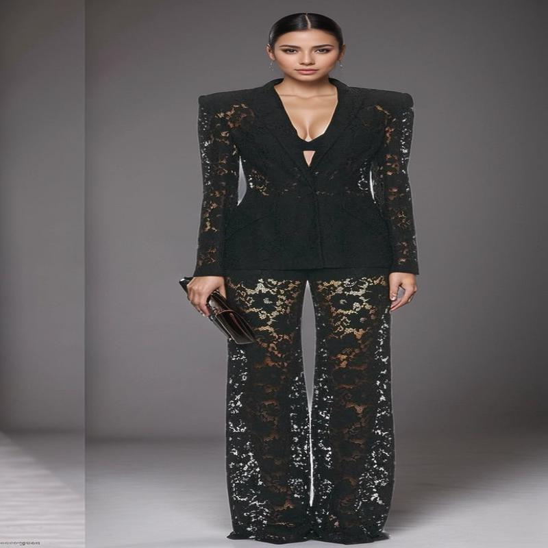 Product Seeker Lace Pant Suit