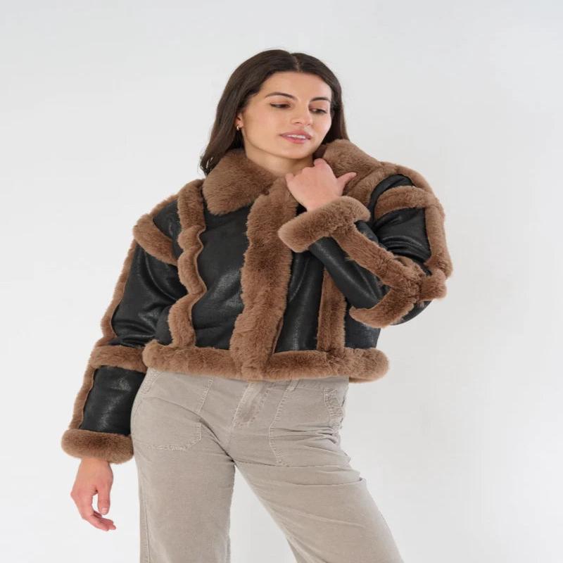Marrakech Rosa Faux Fur Jacket