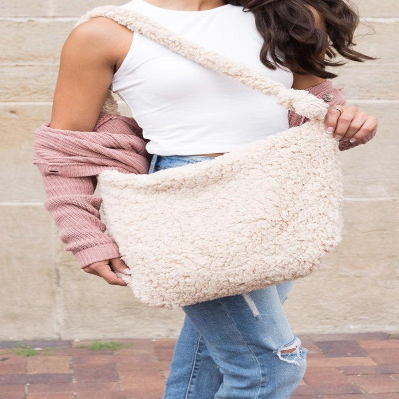 Boucle Sherpa Messenger Bag *Online Only*