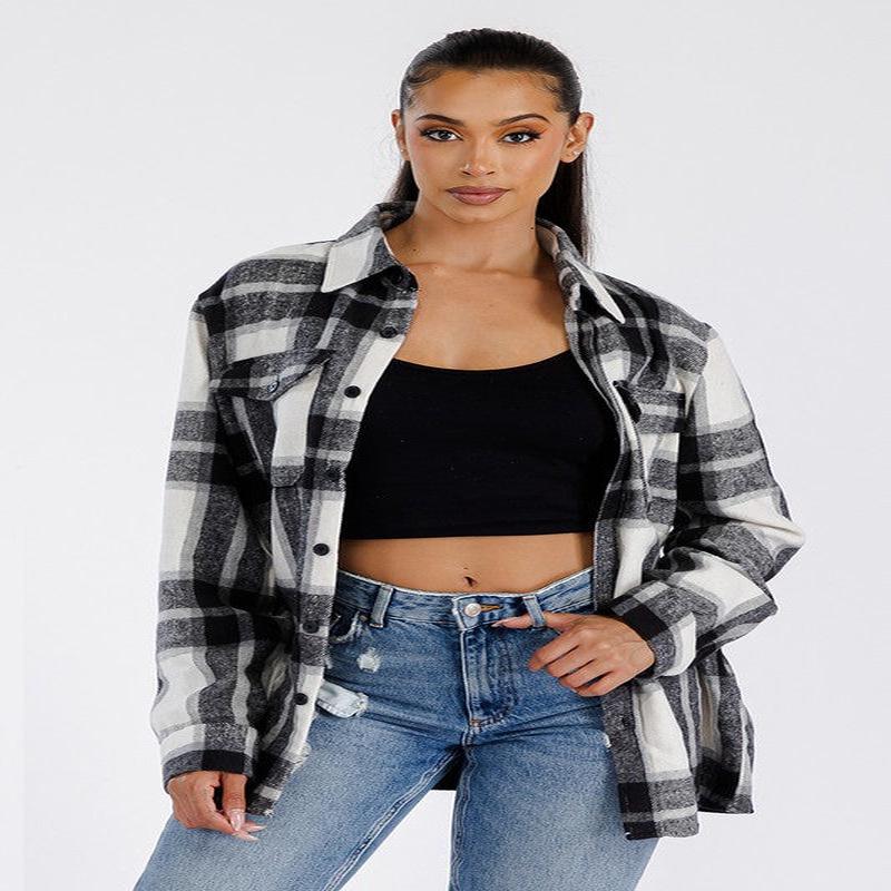 Boyfriend Oversized Soft Flannel Shacket *Online Only*