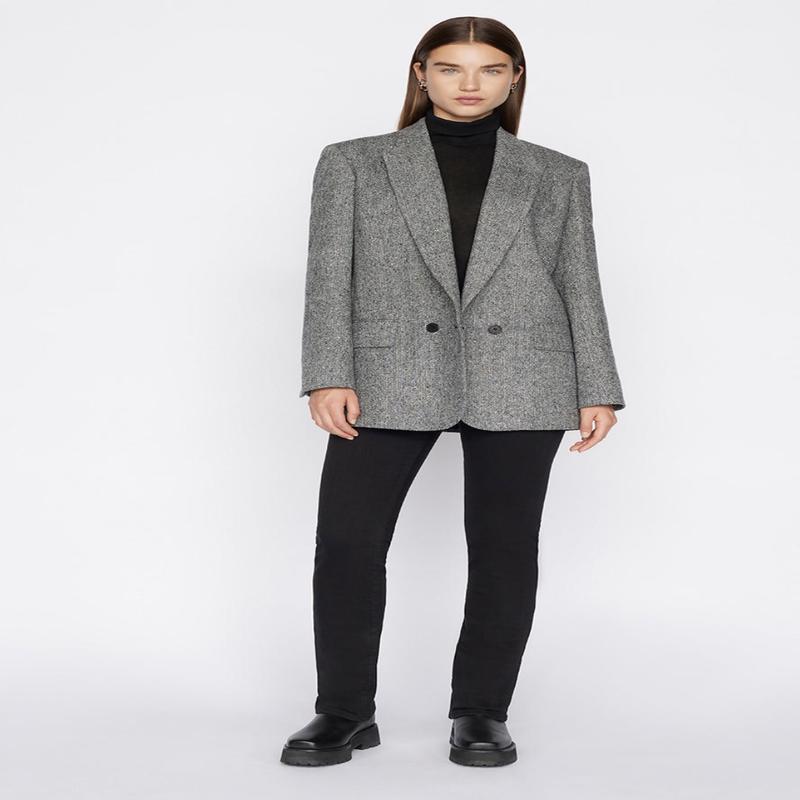 Frame Denim Le Mini Boot in Film Noir