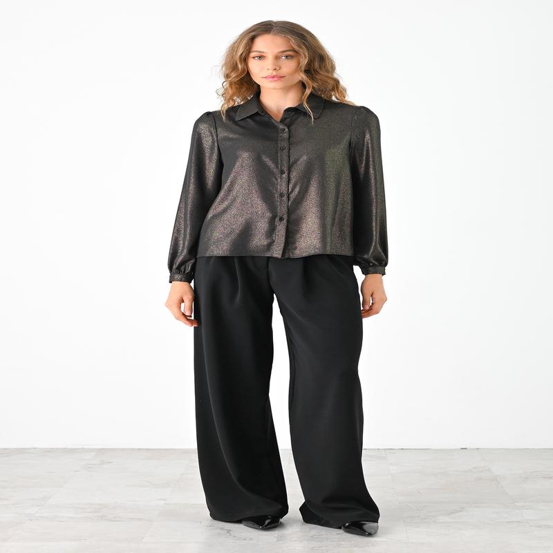 Lavender Brown Violet Shimmer Top