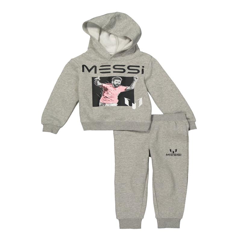 Little Boys Messi Graphic Hoodie and Joggers