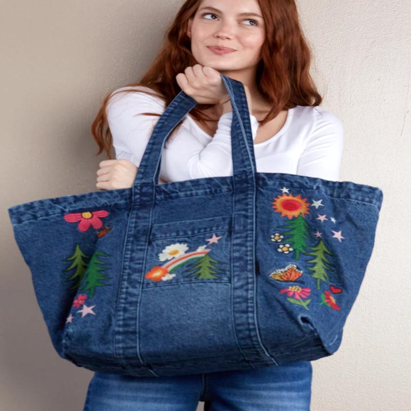 Billy T Perfect Sized Happy Place Tote Bag