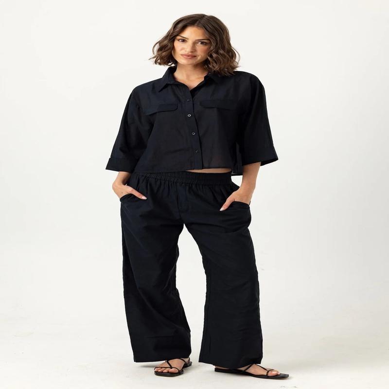 Sundays Victoria Cotton Silk Pants