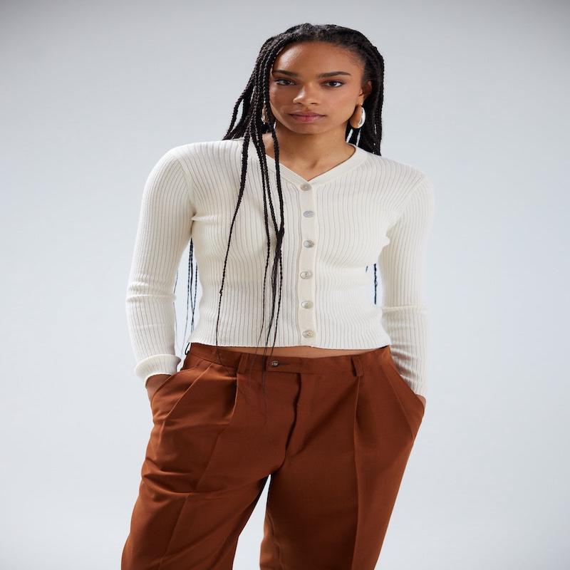 Colorush Holand High Neck Cardigan