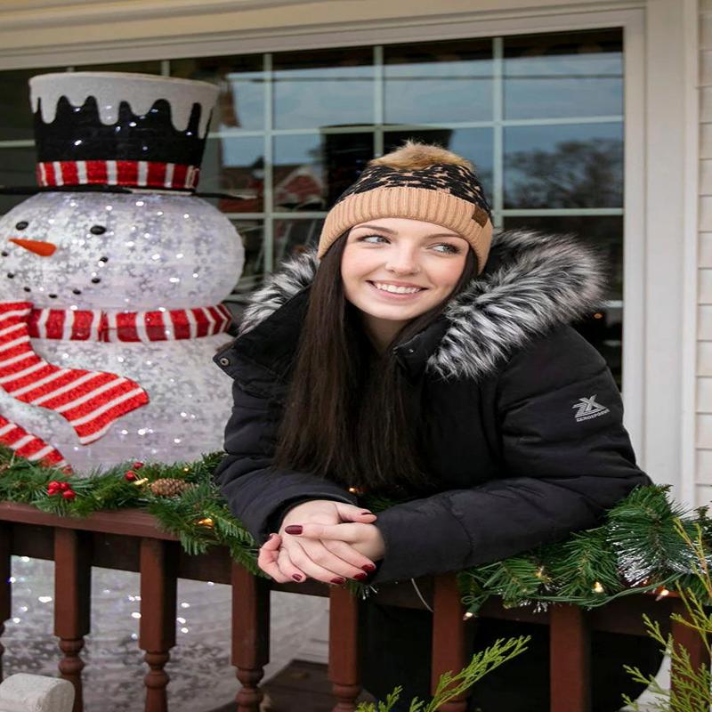 Funky Junque CC Leopard Print Beanie