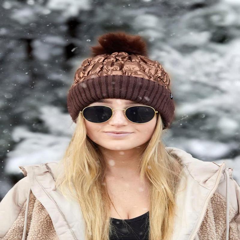 Funky Junque Puffer Beanie