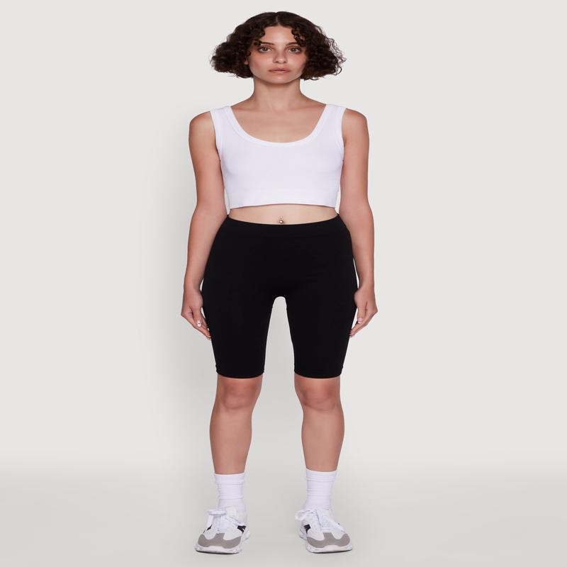 Seamless 9 Inch Biker Shorts