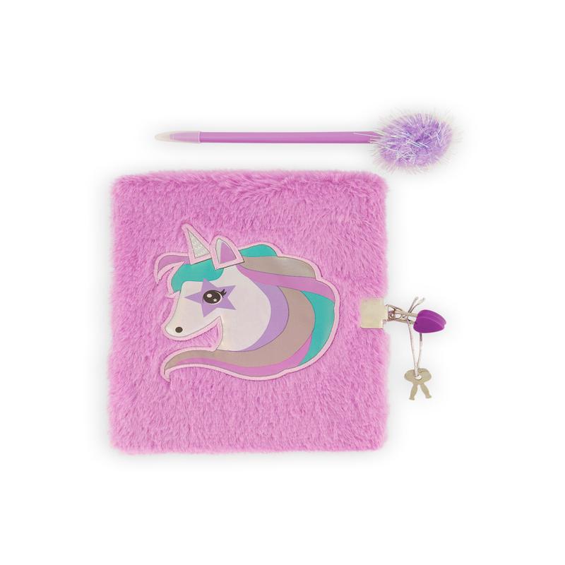 Unicorn Plush Secret Diary Set