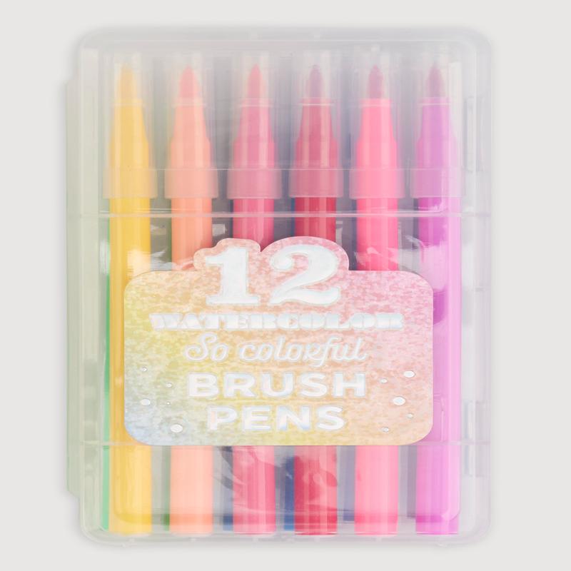 Watercolor Brush Pens 12 Pack