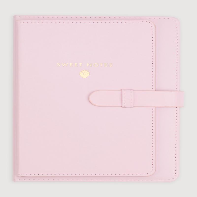 Sweet Notes Embossed Faux Leather Journal