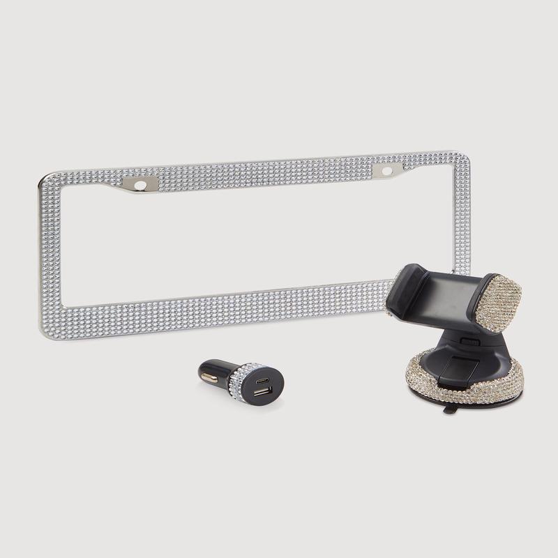 Bling Car Accessory 3 Piece Set