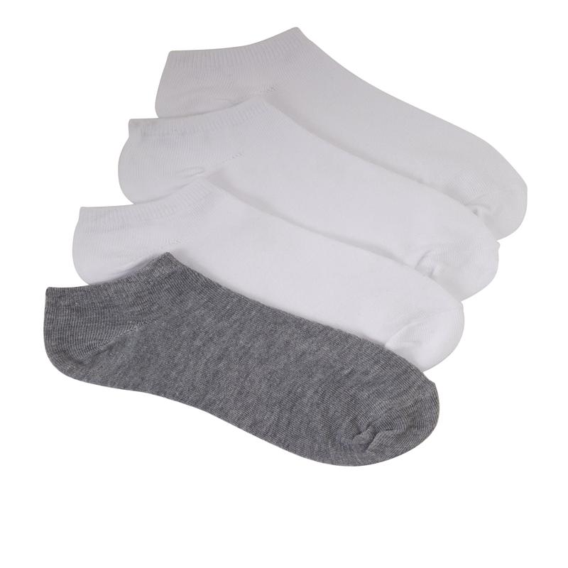 4 Pack Solid Socks