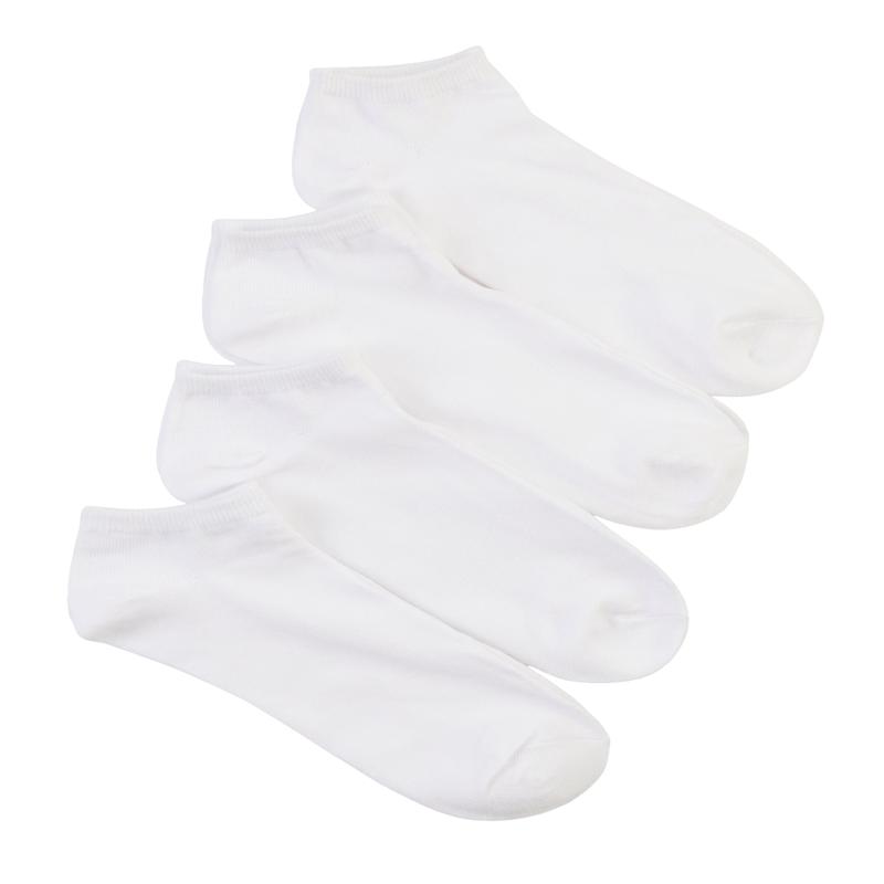 Solids Ankle Socks 4 Pack Size 10-13